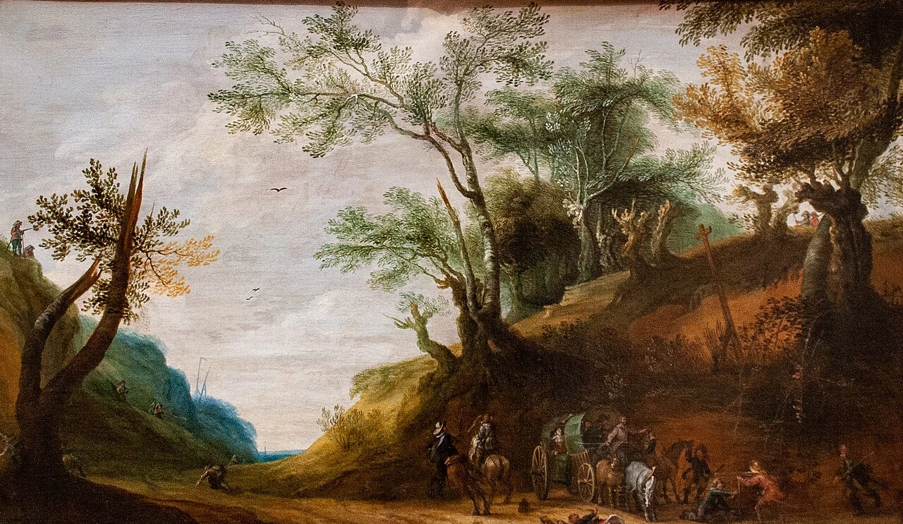 Attacco a un convoglio da parte di banditi - Museo delle Belle Arti di Valenciennes